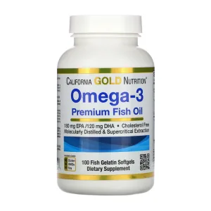 Omega-3 Premium Fish Oil 100 риб'ячих капсул