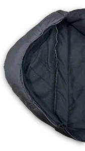 Спальний мішок ковдра з капюшоном чорний