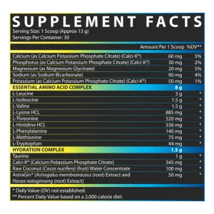 EAA Hydration - 30 порцій чорничний лимонад