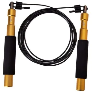 Скакалка швидкісна кросфіт зі сталевим тросом Cima CM J812 Сірий