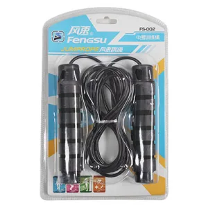 Скакалка з обважнювачами синій