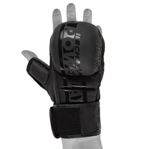 Рукавиці для MMA PowerPlay PP_3033 Ultra Matt чорні XL