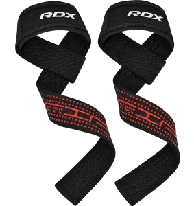 Лямки для тяги RDX S4 Gym Cotton Gel Straps Black Plus