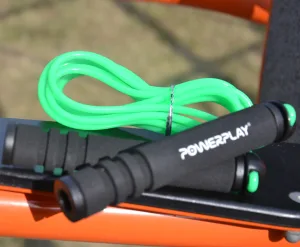 Скакалка PowerPlay 4205 класичний Plus Jump Rope зелена 2,7 m.