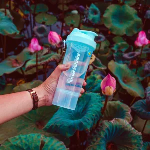 Шейкер спортивний SmartShake Slim 500 мл неоново синій