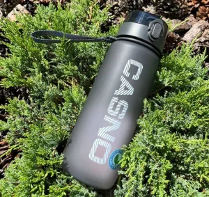 Пляшка для води CASNO - 850 мл KXN-1183 сіра + металевий вінчик