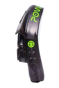 Лапи боксерські PowerPlay 3051 чорно зелені PU [пара]