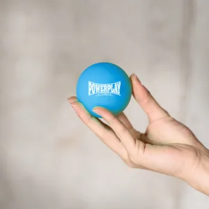 Масажний силіконовий м'яч PowerPlay PP-4354 Silicone Lacrosse Ball (6,3см.) Синій