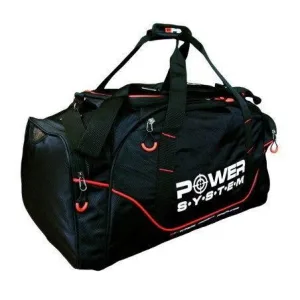 Спортивна сумка Power System PS-7010 Gym Bag Magna чорний/червоний