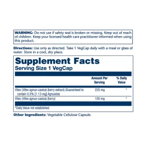 Vitex Chaste Berry Extract 225 мг - 60 капсул