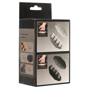 Накладки на долоні грипси Gym Grips силіконові, 2 шт, чорні - 12х5.5х3,5 см