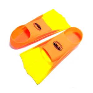 Ласти для плавання розмір 27-29 жовто-жовтогарячий