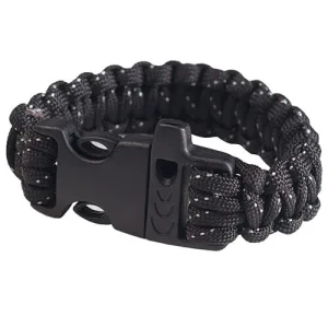 Браслет виживання з кресало, карбін, свисток 220x2 см коричневий