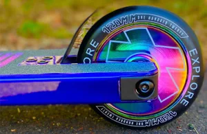 Самокат трюковий Explore Flamina Deluxe, HIC, d-120, хамелеон