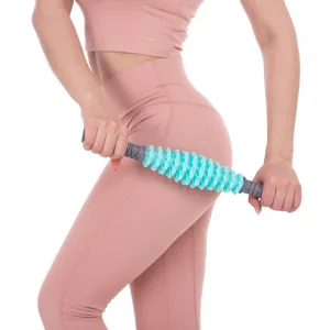 Масажер-палка роликова квітка Сірий