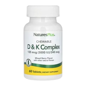 VIT D & K Complex 125 мкг 5000 IU/ 240 мкг - 60 таблеток