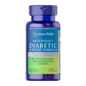 Diabetic high potency support formula 60 таблеток