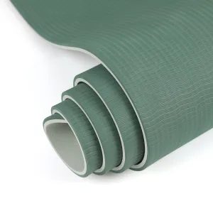 Килимок для фітнесу та йоги Sport TPE+TC 6 мм - зелений