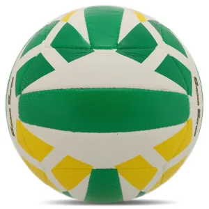 М'яч волейбольний BALLONSTAR №5 PU зелений-білий-жовтий