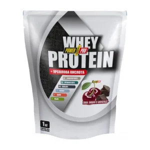 Whey Protein +урсоловая кислота - 1 кг полуниця