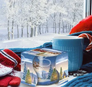 Ароматична свічка в скляному стакані зима SN 71 s-01