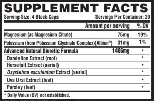 Lipo-6 Black Diuretic - 80 капсул