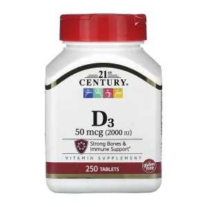 D3 50 мкг (2000 IU) - 250 таблеток