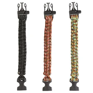 Браслет виживання з кресало, карбін, свисток 220x2 см коричневий