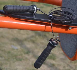 Скакалка швидкісна на підшипниках PowerPlay 4208 Fitness Jump Rope Чорна (3m.)