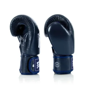 Боксерські рукавиці Fairtex BGV1-ONE (натуральна шкіра) Blue 10 унцій (бинти в комплекті)