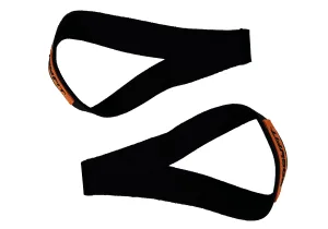 Лямки атлетичні EasyFit Delta для станової тяги чорні