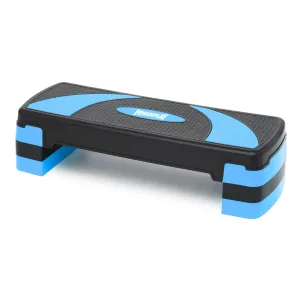 Степ платформа PowerPlay 4358 3 рівні 10 15 20 см By Step Чорно/Синя