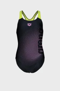Купальник для плавання злитий Arena DIM LIGHT SWIMSUIT SWIM PRO BA дет (оригінал) 128 см - чорний-жовтий-рожевий