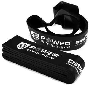 Еспандер петля гумка для фітнесу і кроссфіту Power System PS-4055 CrossFit Level 5 Black опір 25 - 65 кг