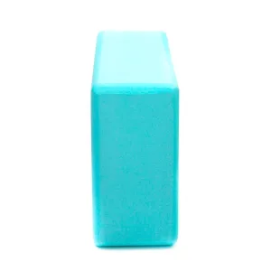 Блок для йоги 180 г 23х15х7,5 см - бірюзовий