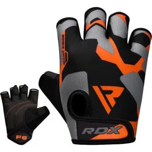 Рукавички для фітнесу RDX F6 Sumblimation Orange 2XL