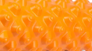 Масажний ролик EasyFit Grid Roller Extreme 33 см помаранчевий