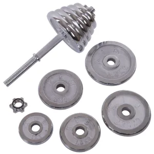 Гантелі розбірні хромовані 2 шт по 20 кг - 2 х 20 кг