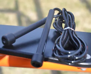 Скакалка PowerPlay 4201 Basic Jump Rope чорна 2,8 m.