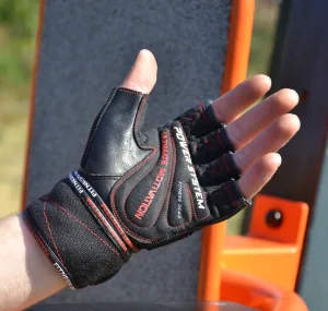 Рукавички для фітнесу Power System PS-2810 Ultimate Motivation Black Red Line - XL