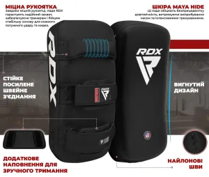 Пади для тайського боксу RDX T1 Curved Thai Kick Pad White (1 шт.)