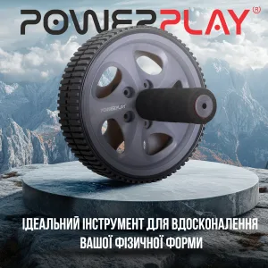 Колесо для пресса PowerPlay PP-4345 Exercise Wheel (d16,5см.) серое