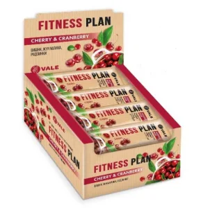 Fitness Plan Muesli Bar - 30x30 г вишня та журавлина