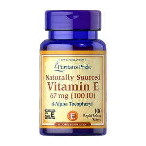 Vitamin E-67 мг natural 100 IU alpha tocopheryl - 100 софтгель