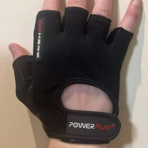 Рукавички для фітнесу і важкої атлетики PowerPlay 9200 чорні XL