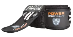 Кистьові бинти Power System PS-3500 Wrist Wraps Grey/Чорний