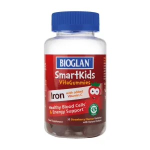Smartkids Iron + Vitamin C - 30 жуйок, полуниця універсальний