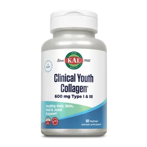 Clinical Youth Collagen I&III 600 мг - 60 капсул (без етикетки)