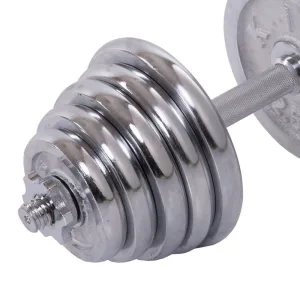 Гантелі розбірні хромовані 2 шт по 20 кг - 2 х 20 кг