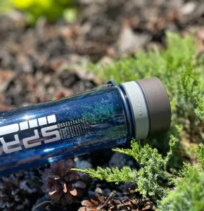 Пляшка для води CASNO 1000 мл KXN-1111 блакитна